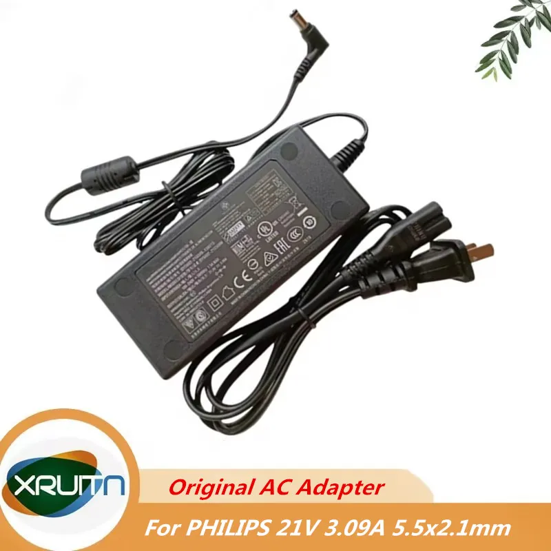 Original 21V 3.09A 64.89W Adapter DYS602-210309W Charger For PHILIPS DYS602-210309-13801D 5.5x2.1mm