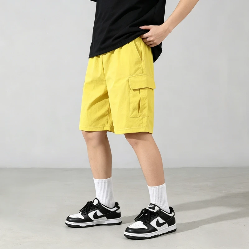 

Boys Cargo Shorts Kids Quick Dry Outdoor Hiking Shorts Lightweight Breathable Water Resistant Elastic Waist Casual Youth Shorts