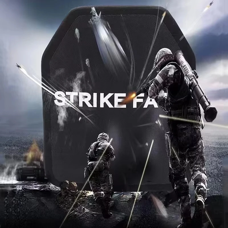 

NIJ Class III Чистая пуленепробиваемая пластина 25X30 см Высокопроизводительная тактическая вставная пластина для бронежилета Рюкзак Палуба