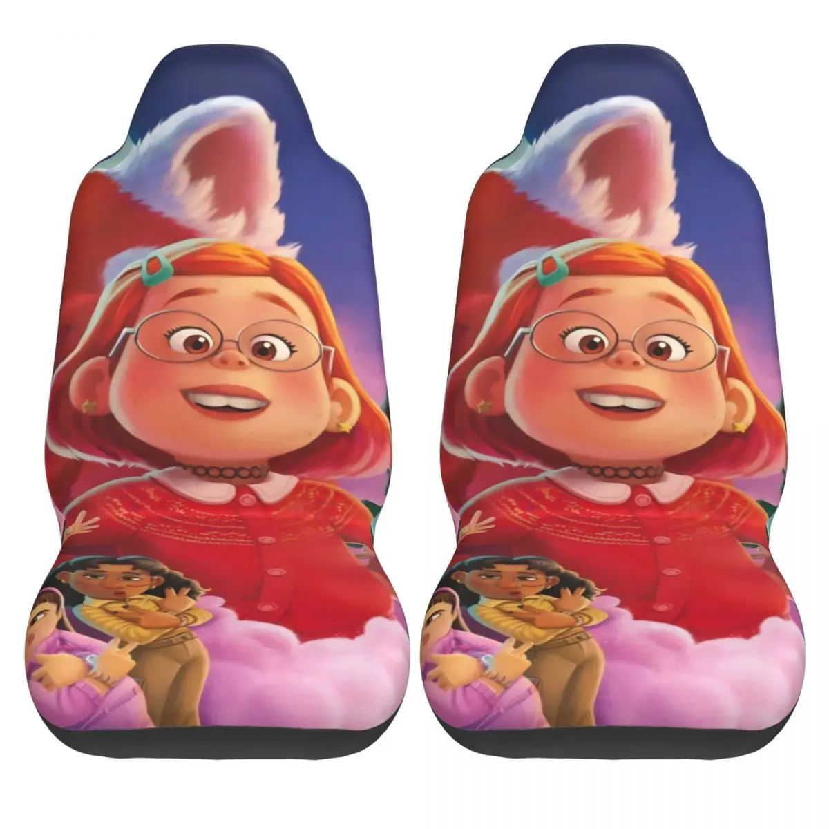 

Turnings Reds Car Seat Covers Mei Lee Universal Taxi Auto Seat Covers Polyester Stretch Two Pieces Cover