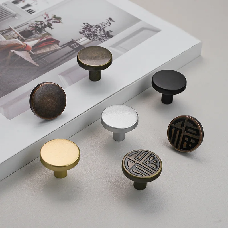 

Zinc Alloy Handle Single Hole Gold Storage Rack Cabinet Wardrobe Door Handle Black Drawer Hardware Accessories Small Handle