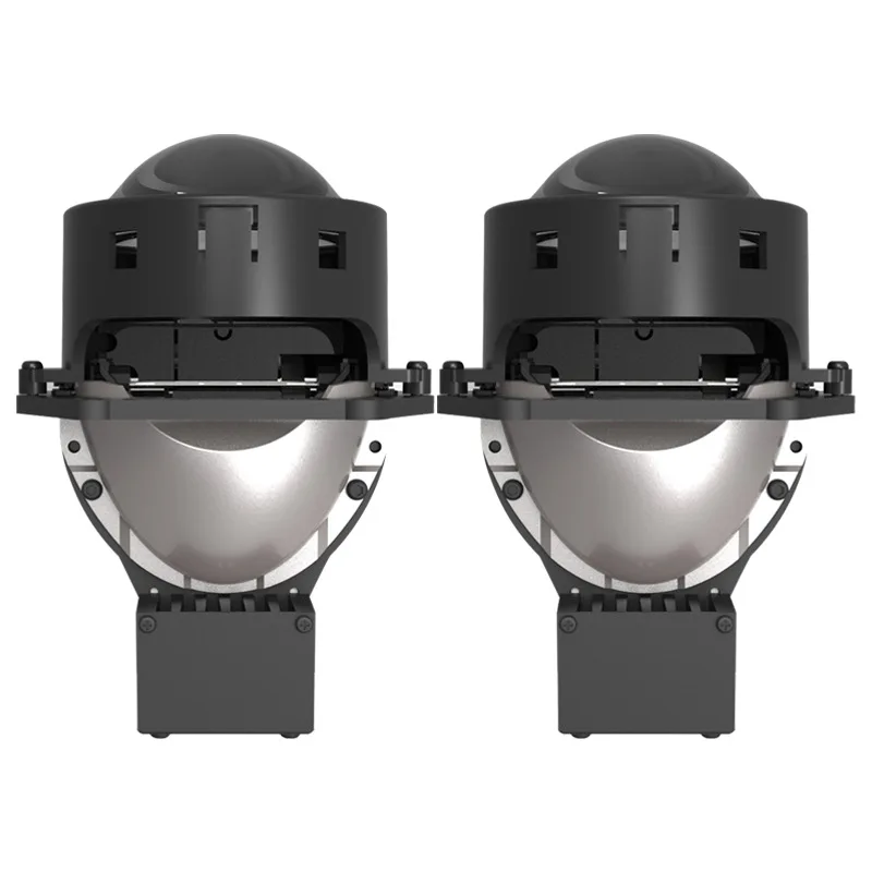SV01 3 Inch Bi LED Projector Headlight with Halo 116W 6000K High Bright Upgrade Dual Beam Super Bright Car Motorcycle Refit Lamp