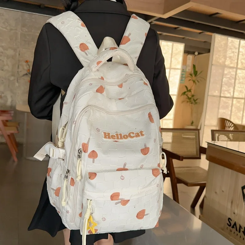 Zaino di base leggero per la scuola superiore, Bookbag universitaria per donna, zaini per Laptop da viaggio per ragazze adolescenti, zainetto Casual