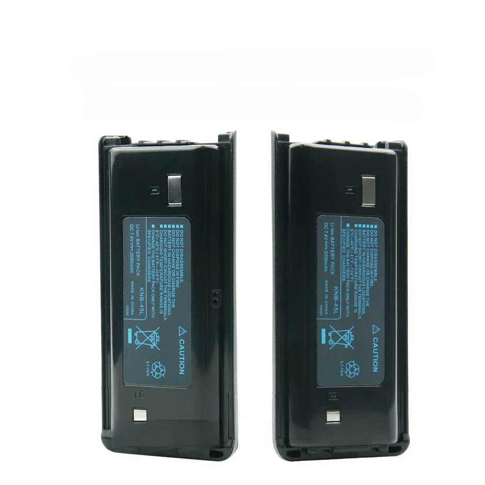 2pcs KNB-45L 7.4V 2000mAh Li-Ion Battery For Kenwood NX-340 TK-2202 TK-2206 TK-2207 TK-2212 TK-3217 TK-3306 TK-3307 ---KNB-45