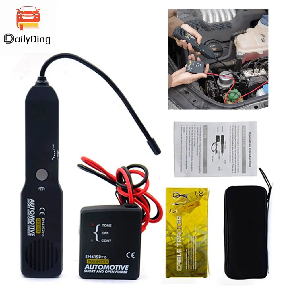 

Professional EM415PRO Automotive Tracker Short & Open Circuit Finder Tester 6-42V DC EM415 PRO Vehicle Repair Detector-Tracer