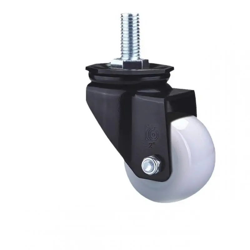4 Pcs 1.6 inch Heavy Duty Industrial Caster Wheels for Electrophoresis Equipment and Display Cabinets with Multi-function Brake