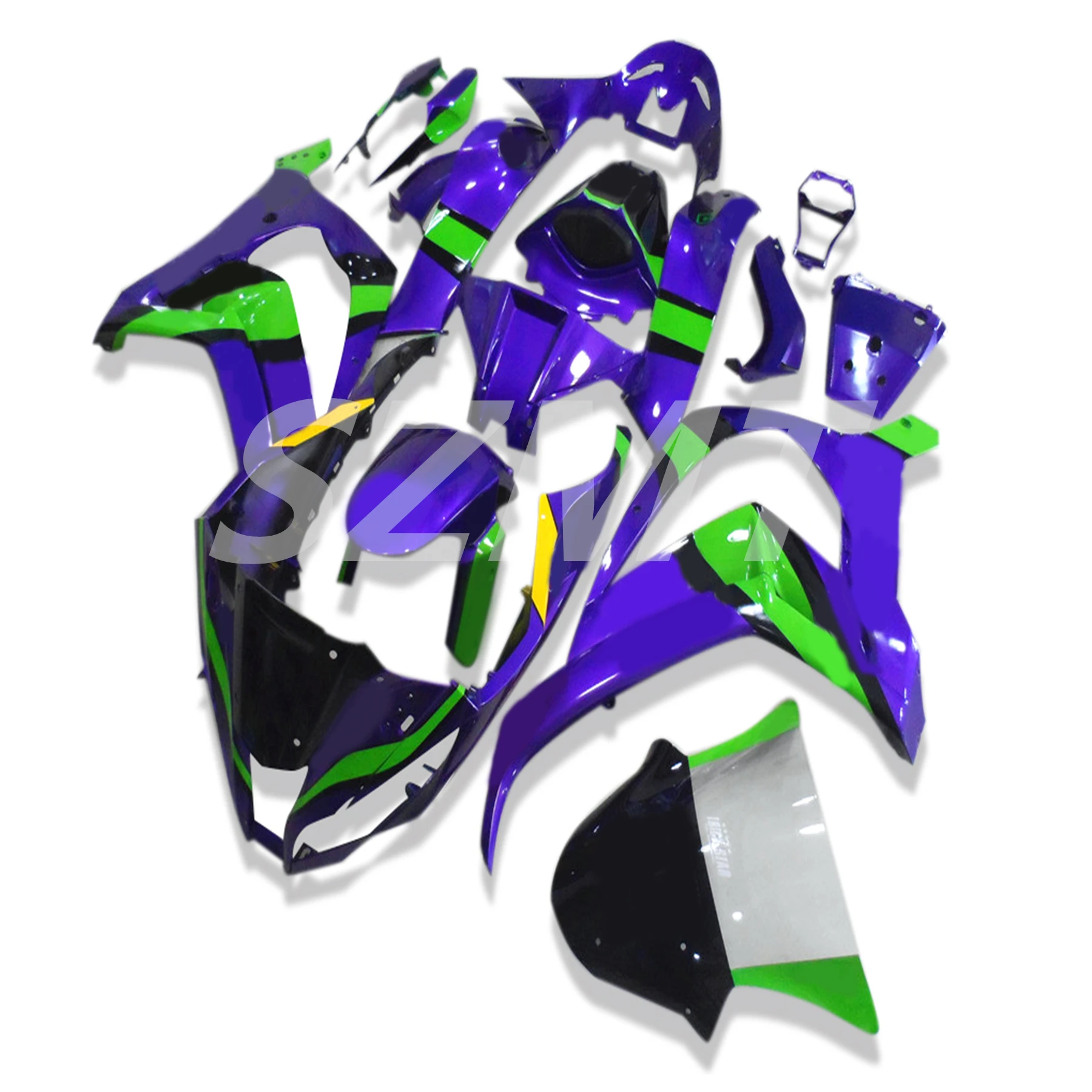 New ABS Motorcycle Fairings Kit Fit For KAWASAKI ZX-10R 2011 2012 2013 2014 2015 ZX10R 11 12 13 14 15 Bodywork Set White Frame