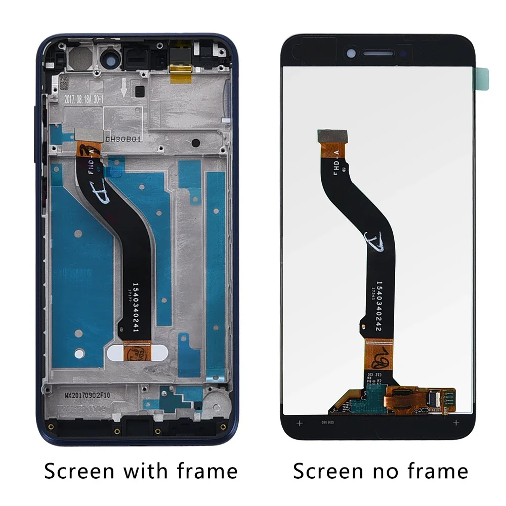 Touch Screen Digitizer Assembly Per Huawei Honor 8 Lite LCD con Cornice PRA TL10 LX1 LX3 Schermo Huawei Honor 8 Lite Display LCD