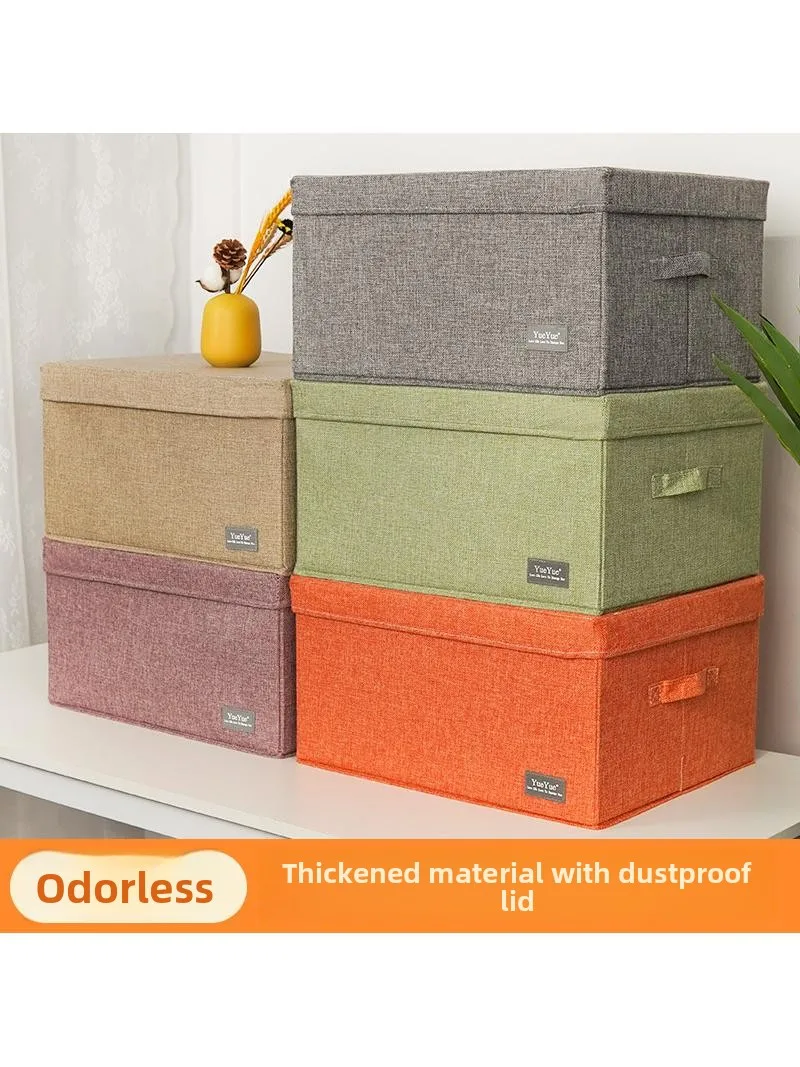 bedroom-clothes-storage-box-fabric-foldable-organizer-for-pants-and-clothes-home-dormitory-use-creative-storage-solution