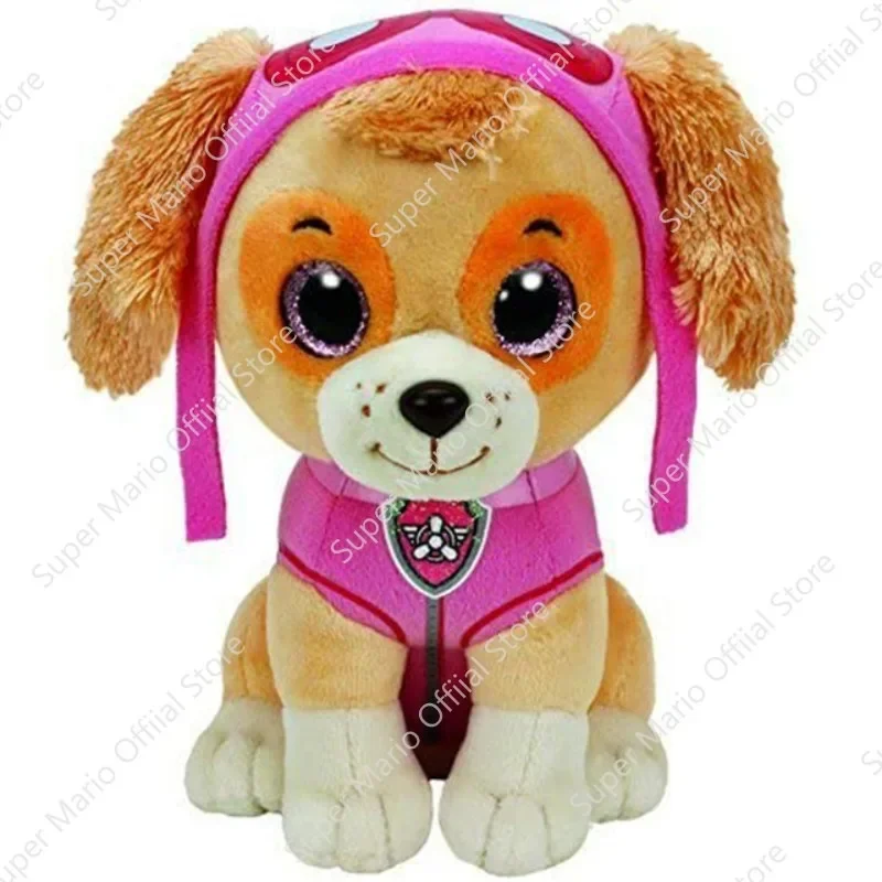 23cm Paw Patrol cute Cartoon Dog Plush Dolls Soft Stuffed Plush Pendant Toys Chase Marshall Rocky Skye Rubble Kids Birthday Gift