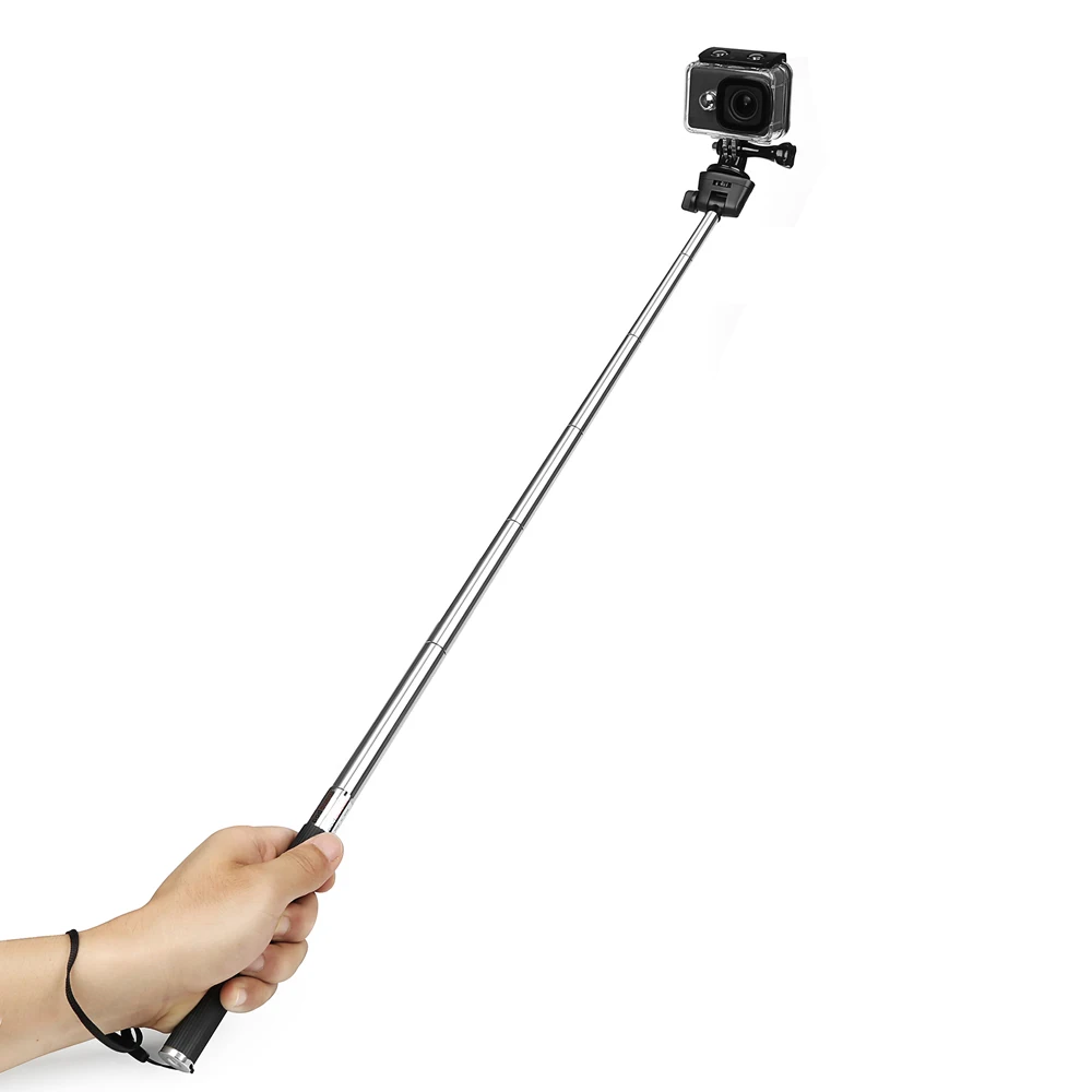 Wholesale Aluminum Alloy Extendable Monopod for GoPro Hero 13 12 11 10 Black Xiaomi Yi 4K Lite SJCAM SJ8 pro H9 Action Cam Stick