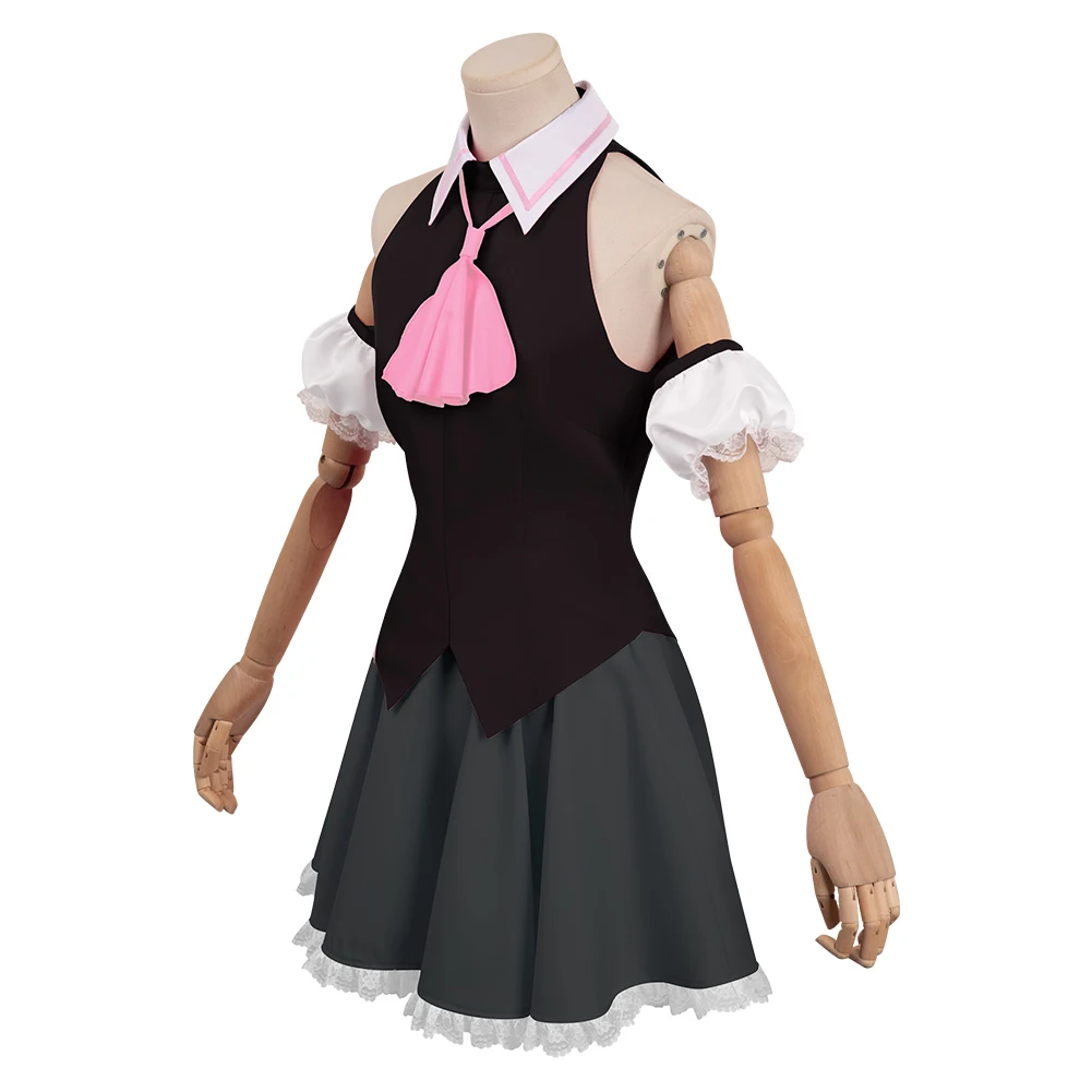 أوشي نو كو هوشينو Ai تأثيري زي سترة تنورة اكسسوارات الأسود مجموعة وتتسابق هالوين كرنفال حفلة لعب الأدوار دعوى