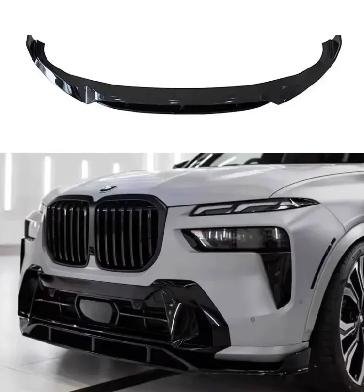 ABS Black Front Bumper Spoiler Lip Rear Trunk Diffuser Grille Mirror Cover Side Skirts Body Kit For BMW X7 G07 2023 2024 2025