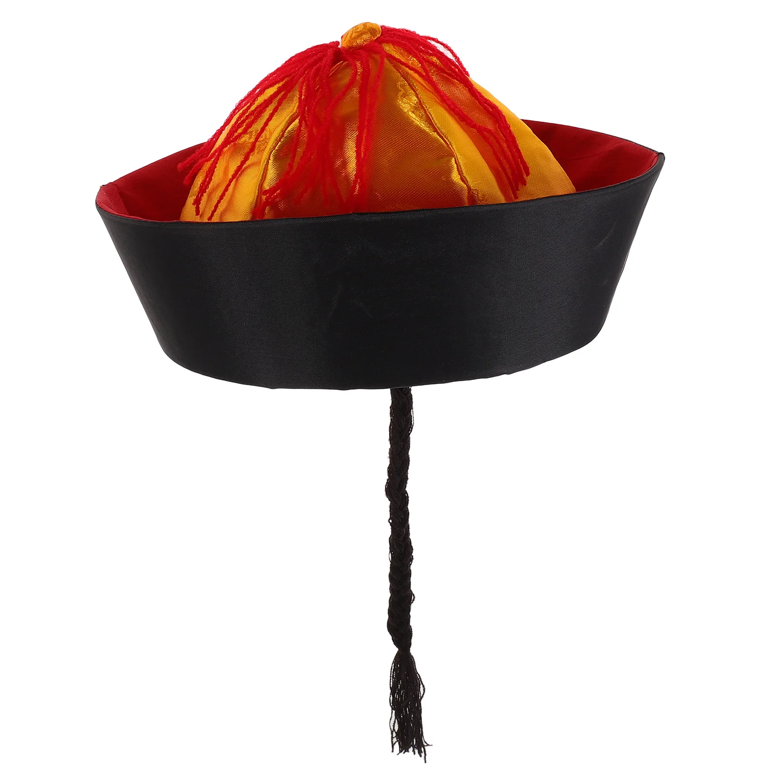 

Elegant Traditional Chinese Historical Ponytail Braid Cosplay Role Play Stage Dance Performance Hanfu Emperor Style Party