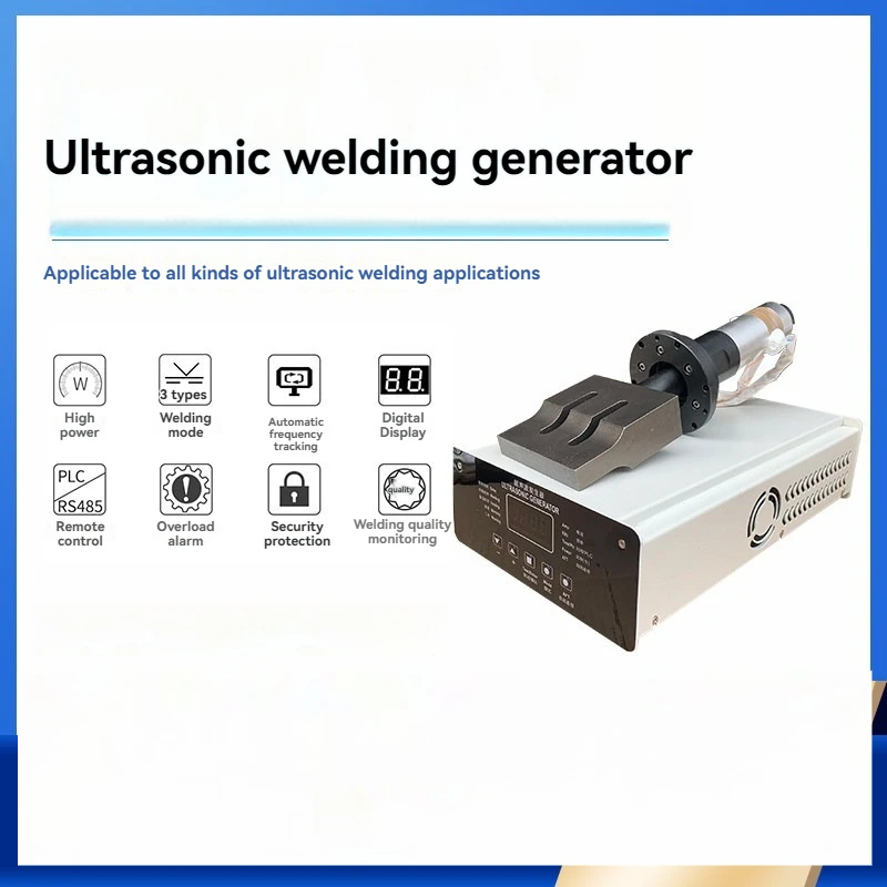 

20K Ultrasonic Generator 2600W Ear Strap Spot Welding Machine Sheet Cutting Plastic Welding Machine for Composite Materials
