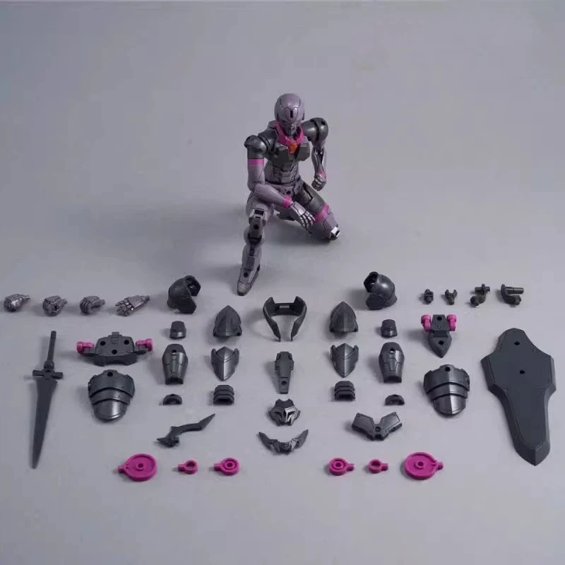 Assembly Model Kit 12cm KO 30 Minutes Fantasy Liber Knight Rosan Knight Snap Fit Dual Form Mecha Toy DIY Action Figure Gift view 3