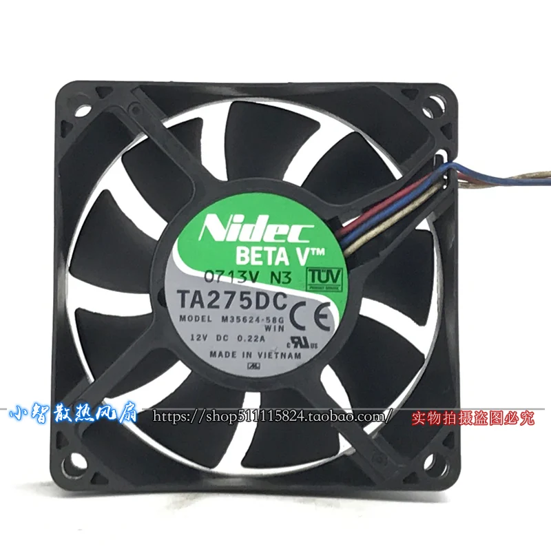 ORIGINELE M35624-58G 12 V 0.22A 7025 70*70*25mm NIEUWE KOELVENTILATOR RADIATOR