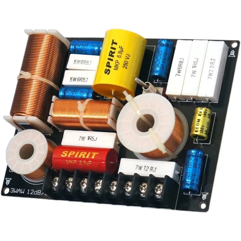

Audiophile-grade 3-way crossover for home audio speakers: diy upgrade with adjustable midrange