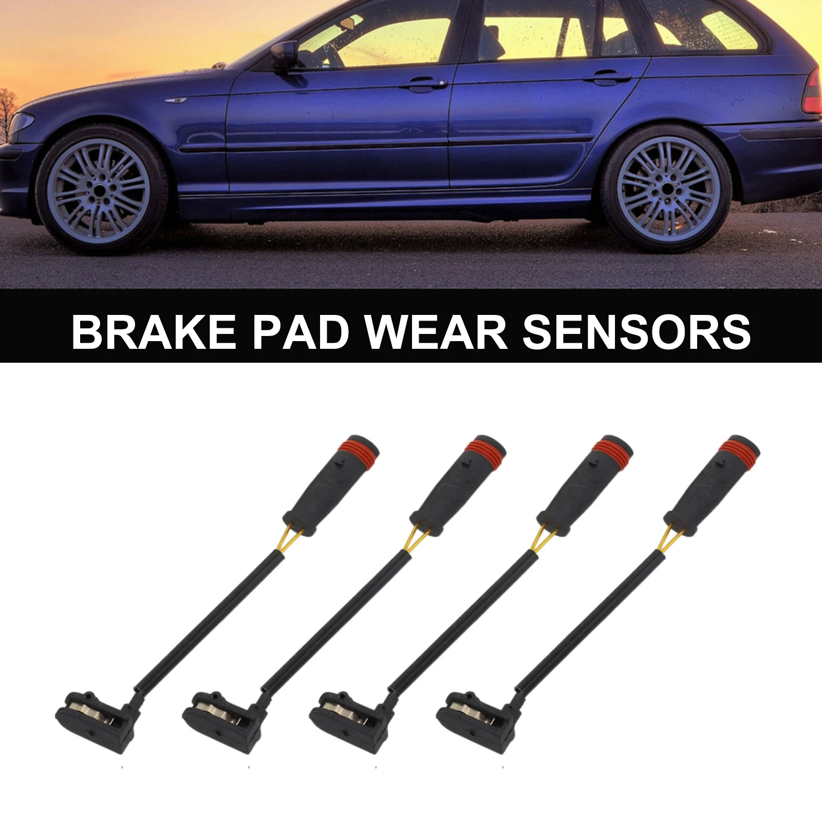 4Pcs Car Brake Pad Wear Sensor For Mercedes For Benz For Sprinter 906 9065401517 Automobile Accessories