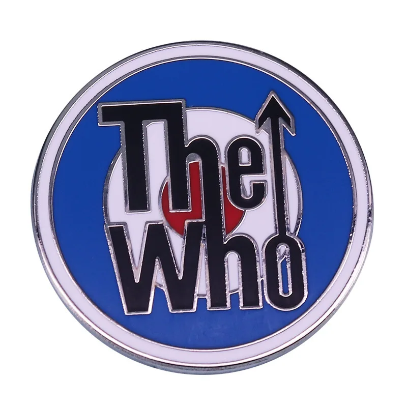 The Who Rock Band Enamel Pin Lapel Pin for Clothes Brooches on Backpack Briefcase Badge Jewelry Decoration Gifts for Friend