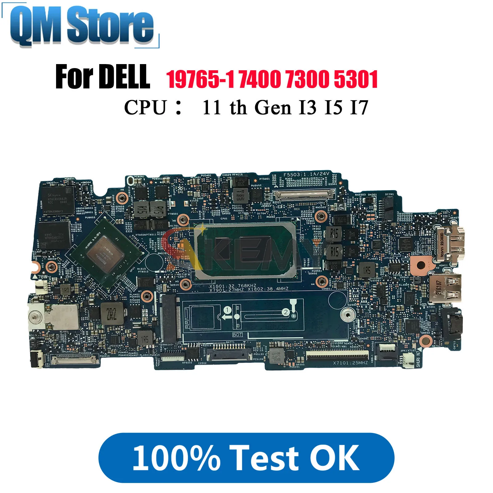 

Материнская плата 19765-1 для Dell Inspiron 7400 7300 Vostro 5301, материнская плата для ноутбука i3 i5 i7 09298W 09750J 09JX16 0X49H6, протестирована нормально