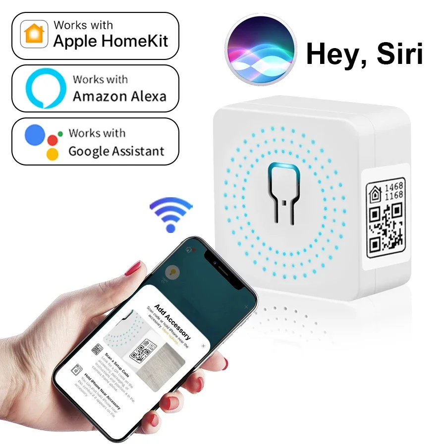 Cozylife 16A Smart Switch Home Auto Module Siri Voice Control Wireless WiFi Switch Compatible Homekit Alexa Google Smart Home