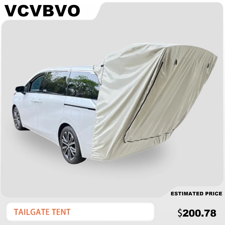

Tailgate Rear Tent SUV/MPV Outdoor Camping Multifunctional Roof Extension Awning Rainproof Mosquito-proof Canopy Roof Extension