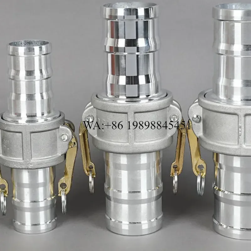 WMWMNU Quick Connect Aluminum 2 Inch F Layflat Hose Coupling for Farm Irrigation System