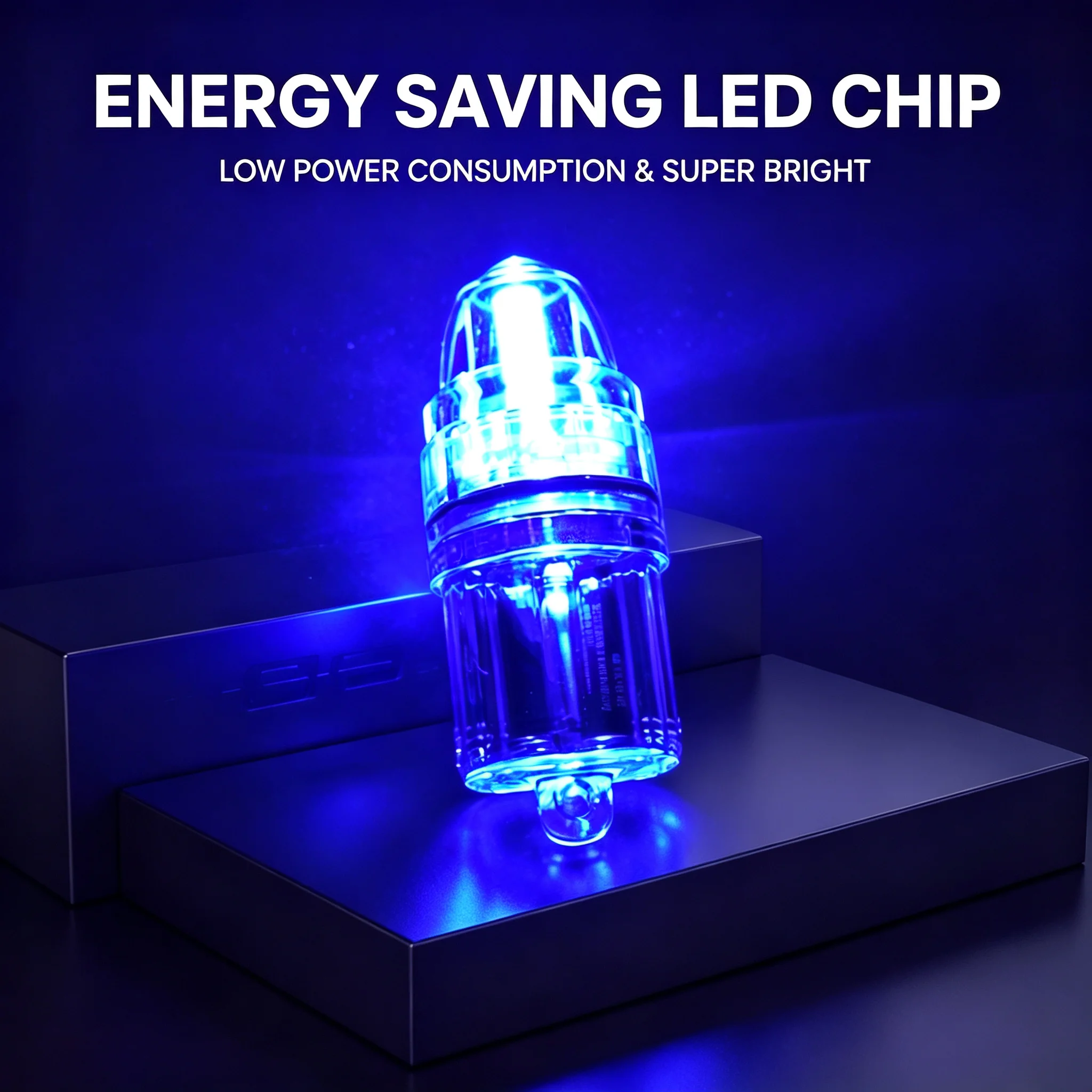 1 PC Multi-Color LED Underwater Fishing Light IP67 Waterproof Submersible Lure Lamp Battery Powered Deep Sea Fishing Attractor