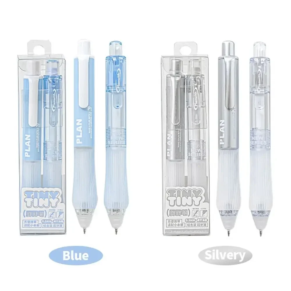 2pcs/set New 0.5mm ST Tip Chubby Pen Set Portable Quick-drying Gel Pen Smooth Writing Tools For School Office