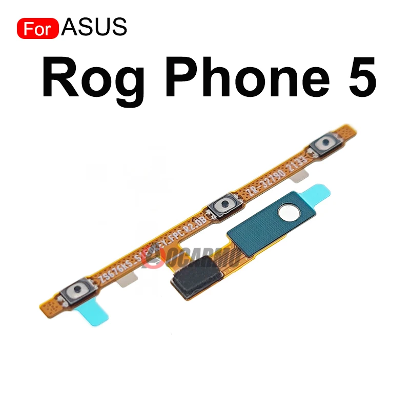 For ASUS ROG Phone 5 5S ZS676KS ROG5S rog5 ZS673KS Power On/Off  Flex Cable Replacement Repair Part