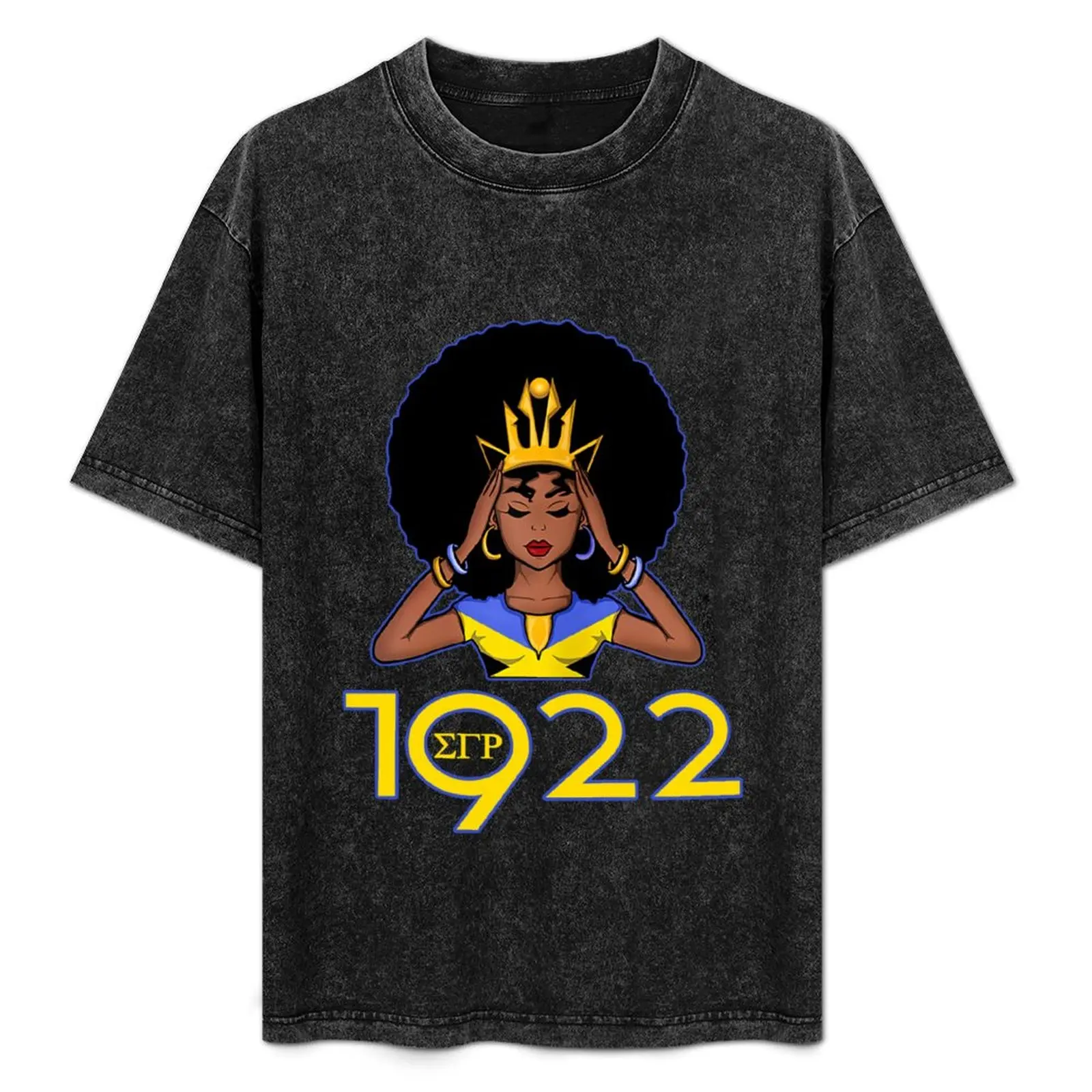 

Womens SGRho Sigma-1922 Cool Black Girl Gamma-Rho Poodle T-Shirt Clothing funny t shirts for men
