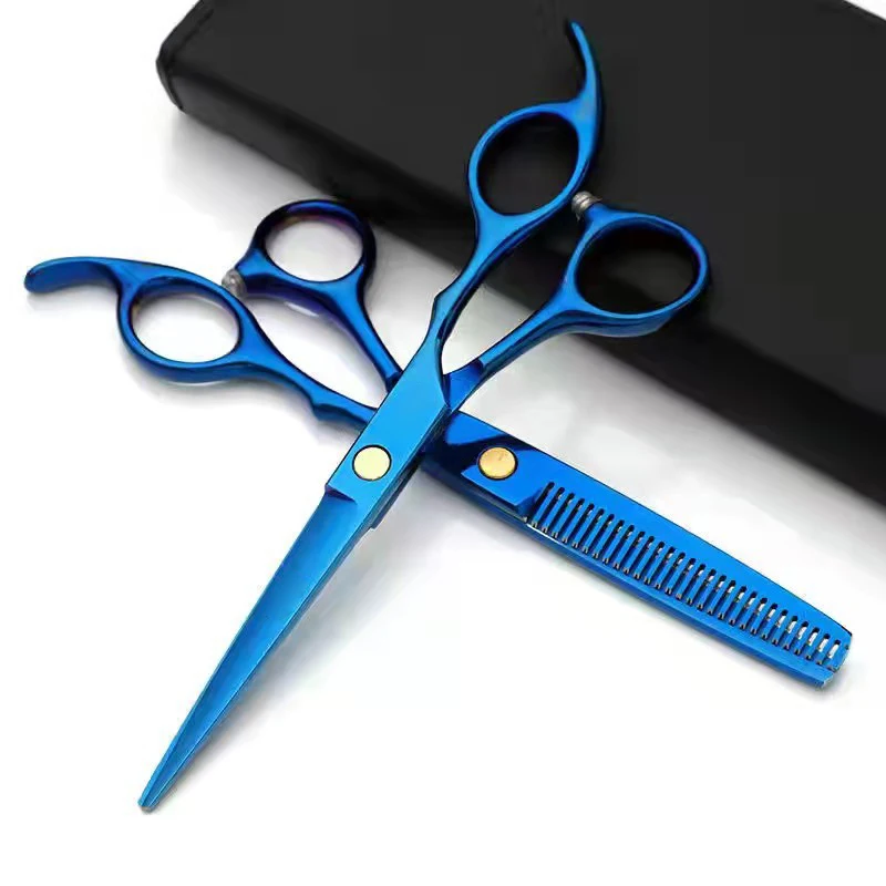 Professionele 6 Inch Haarschaar Dunner Wordende Kapper Knippen Haarscharen Schaar Gereedschap Kappersschaar Set Voor Huishoudelijk Gebruik