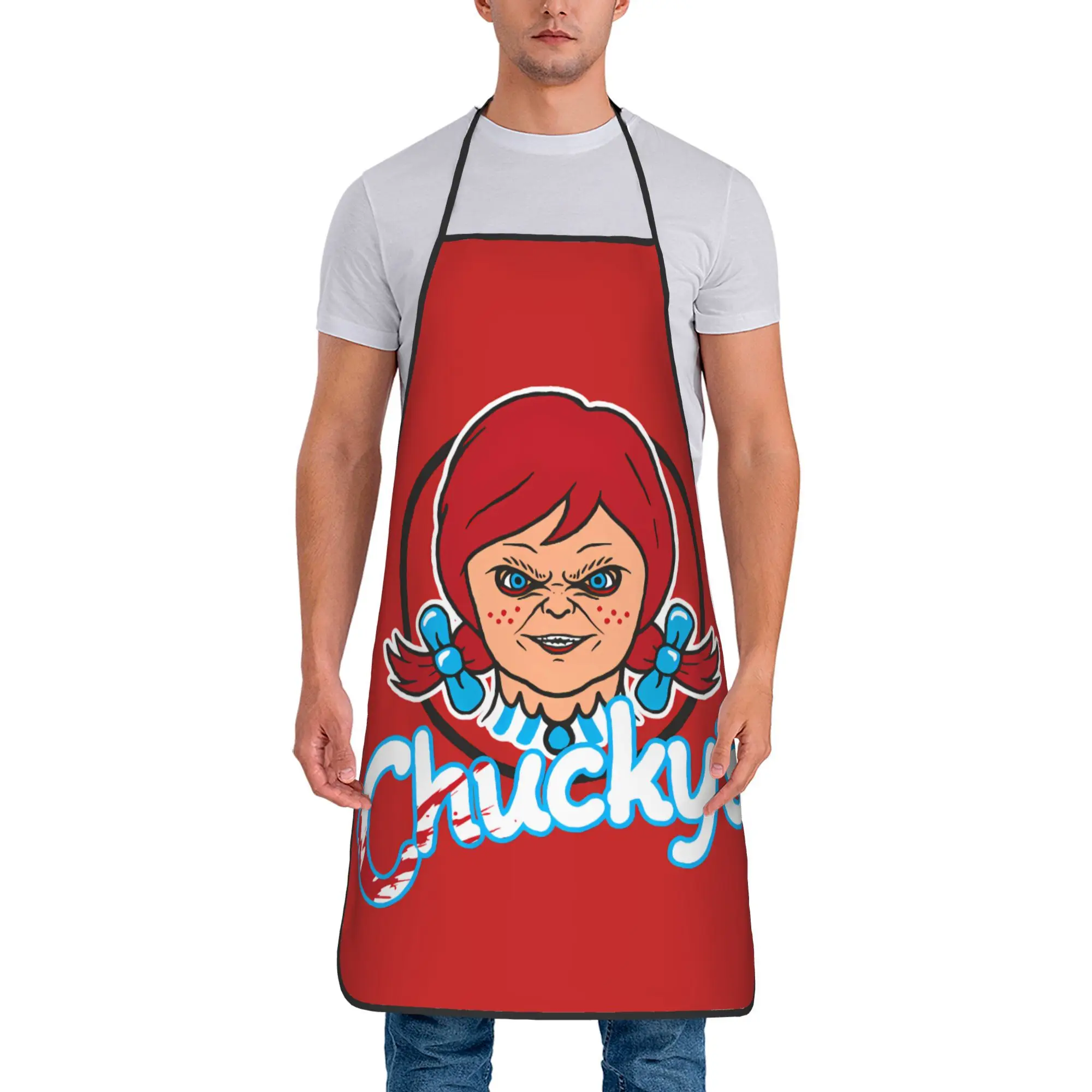 

Интересный прочный рабочий фартук с мультяшным дизайном