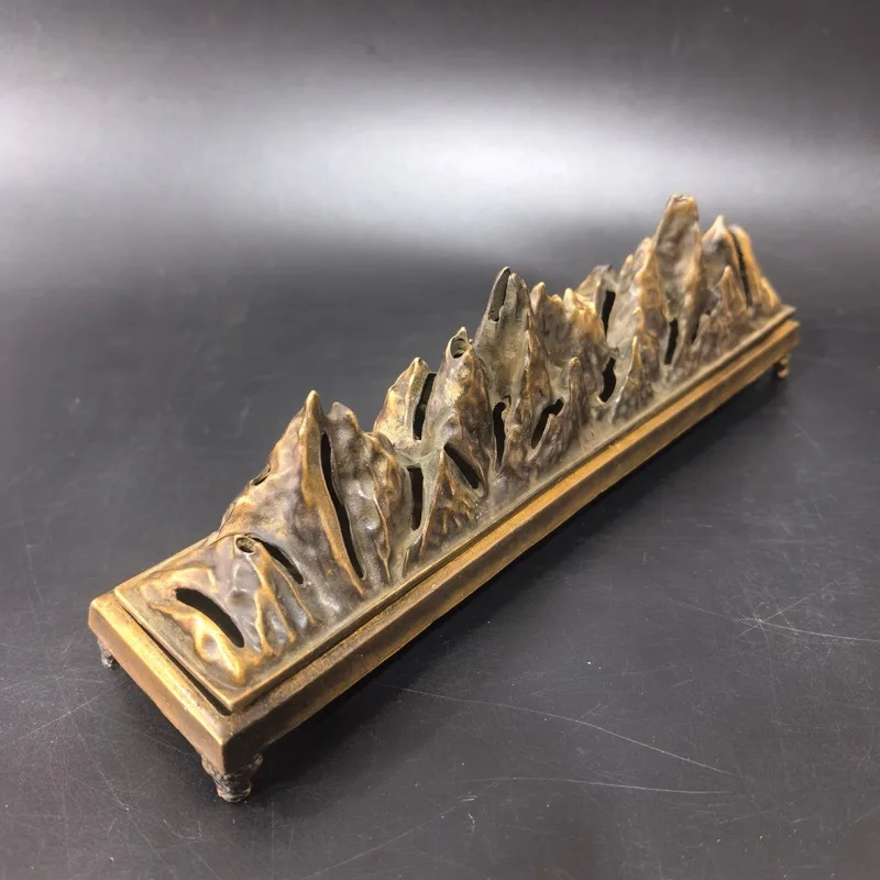 Clouds , copper burner, box, incense stick, indoor decorative ornament, mountains and rivers, vast
