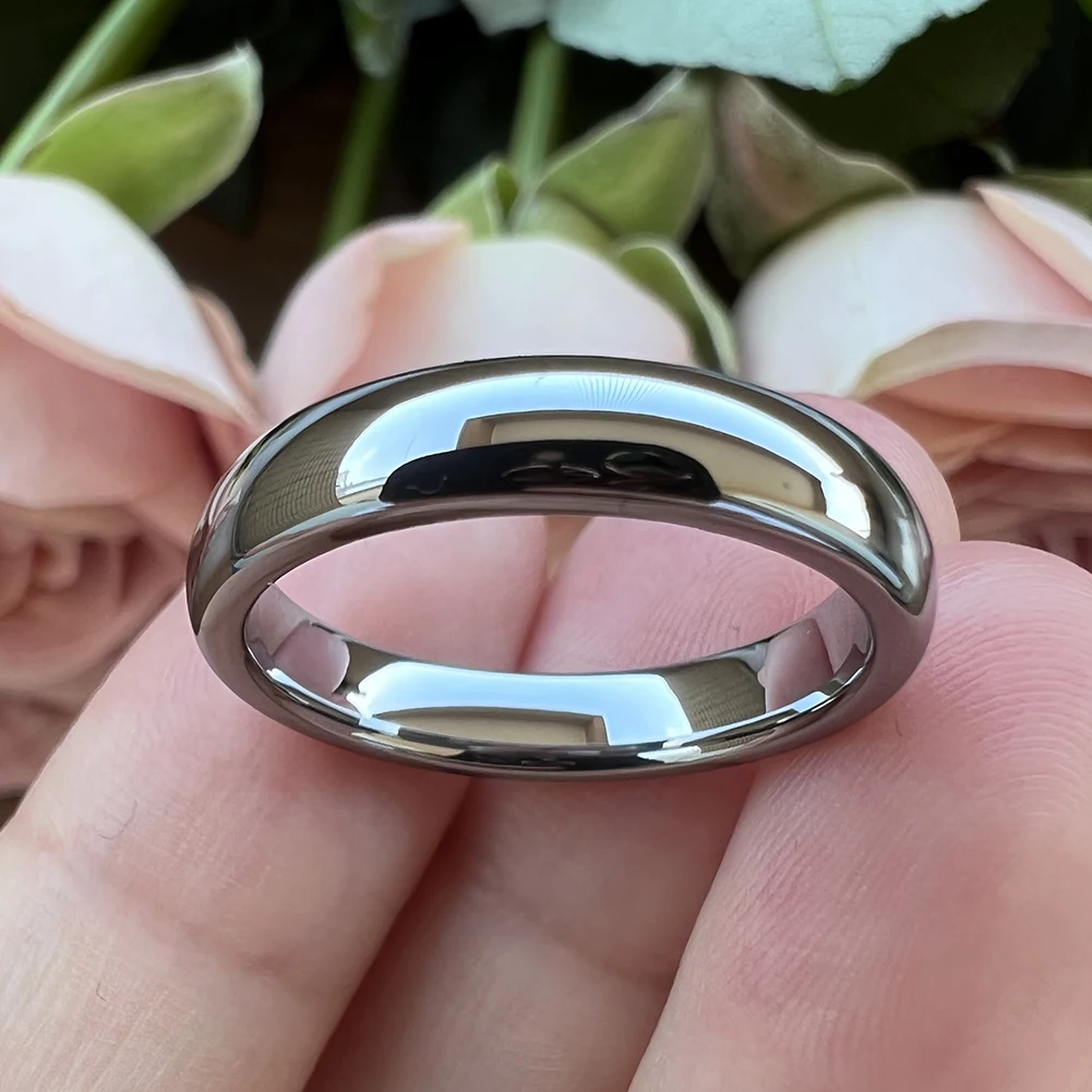 3MM Wemen der Wolfram Hochzeit Ringe Für Männer Mode Engagement Gewölbtem Bands Poliert Fertig Komfort Fit – Detail 11