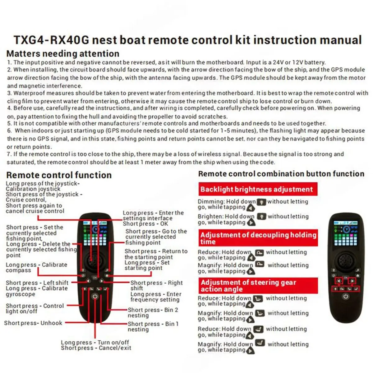 Dynamic RX40G Remote Control 1.54