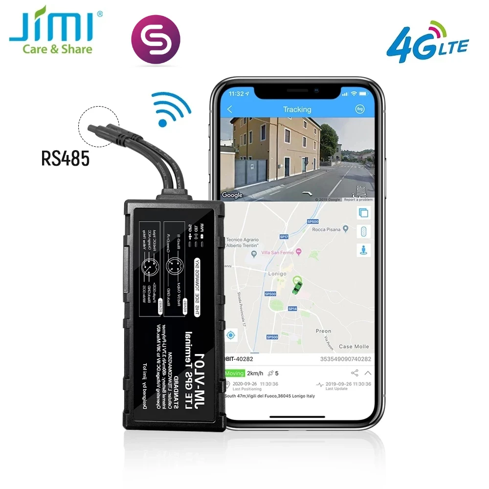 JIMI 4G GPS Tracker GV40 WIFI Hotspot Driving Behavior Waterproof JM-VL01 LTE Locator With Oil Cut-Off Vibration ACC Alarm SOS