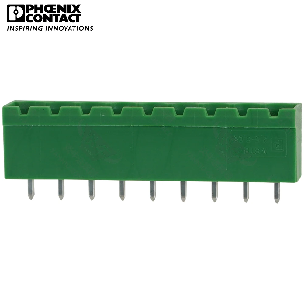 5.08mm Original Genuine Phoenix Contact Connector PCB Pluggable PLUG-IN Terminal Block 9 Pin MSTBVA 2.5 G 5.08 1755804 12A 320V