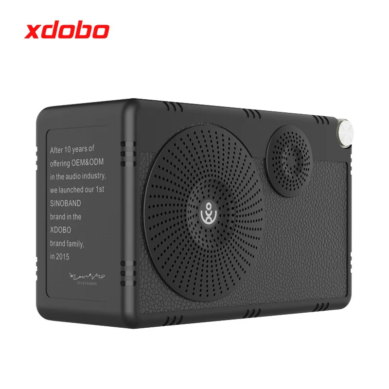 

Xdobo SINOBAND Bluetooth Speaker 40W Wireless Portable Outdoor Excellent Bass 12H Playtime IPX5 Waterproof Camping Subwoofer