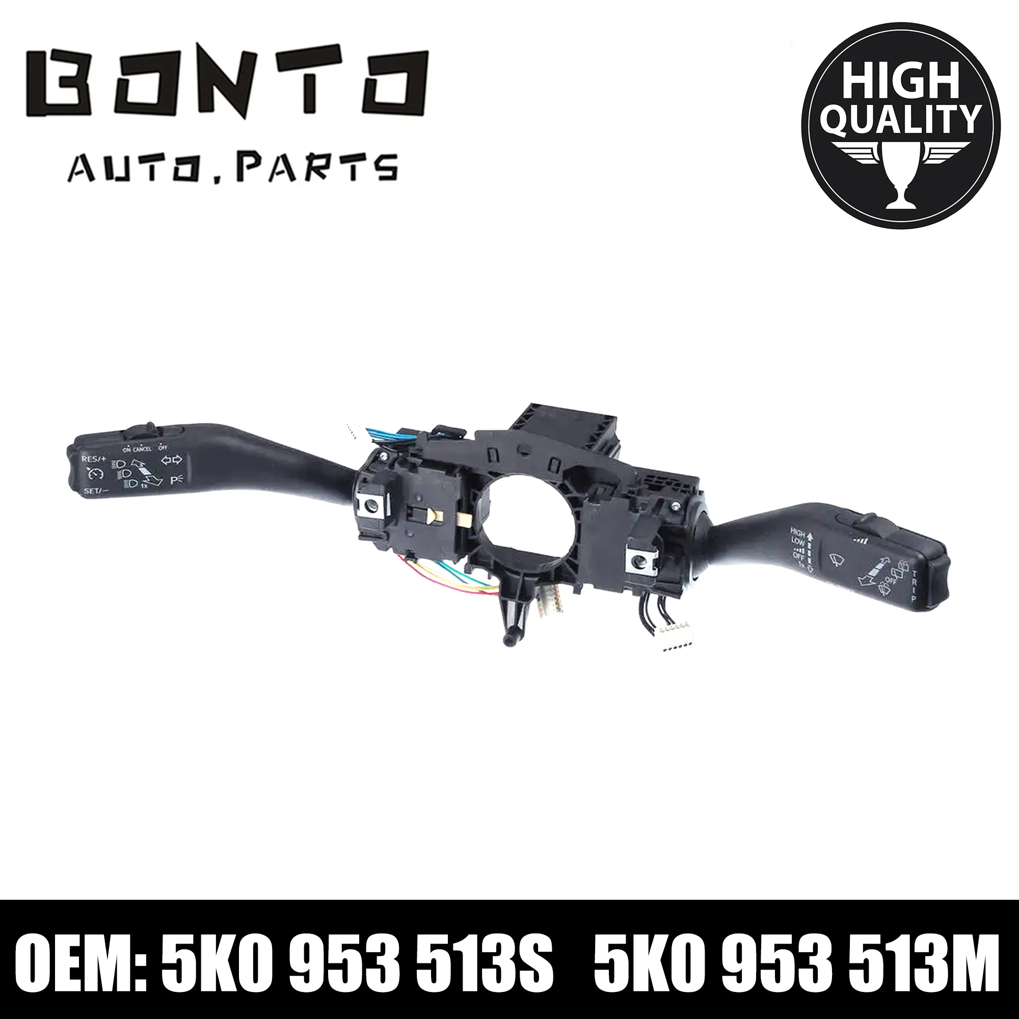 

Многофункциональный переключатель управления поворотниками BONTO для Skoda Superb 2008-2014, замена 5K0 953 513M, 5K0 953 513N, 5K0 953 513L