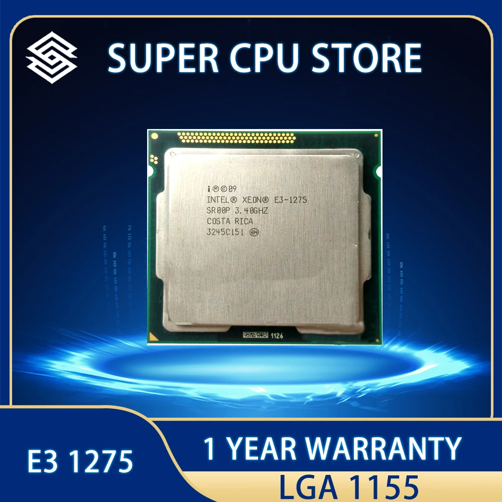 

Процесintel Xeon E3-1275, E3 1275, e3 1275, четырехъядерный процесlga1155, десктопный процес, рабочий сор