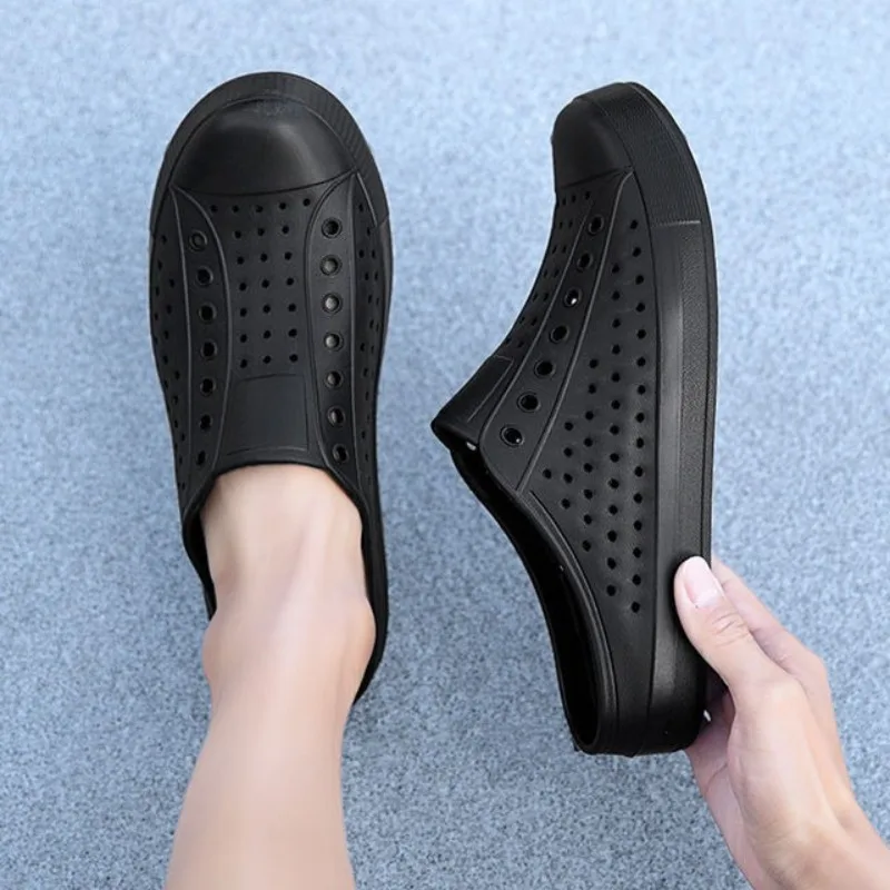 

Модные противоскользящие тапочки из ЭВА для мужчин, уличные пляжные элегантные сандалии, мужские высококачественные дешевые летние туфли, распродажа