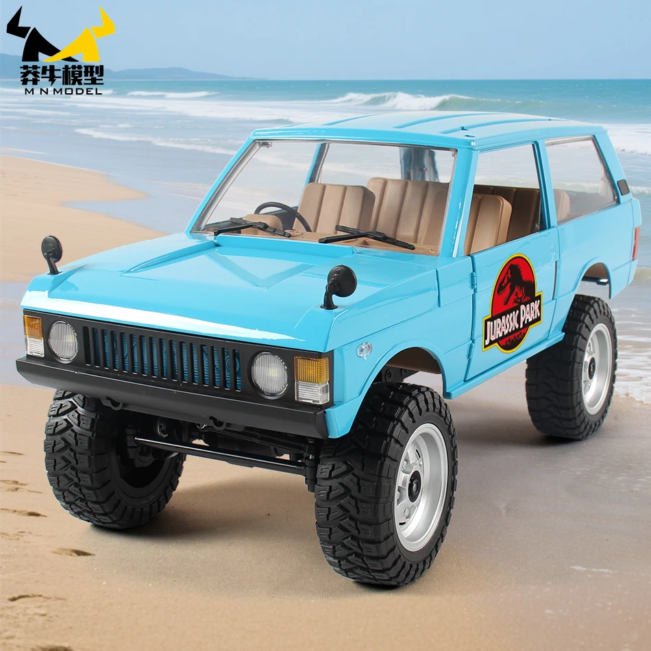 MN MODEL 1/12 4x4 RC Duiken Off-road Auto Waden Klimmen Truck Rock Crawler Dinosaurus Tour Voertuig Collectie Model Speelgoed voor Volwassen