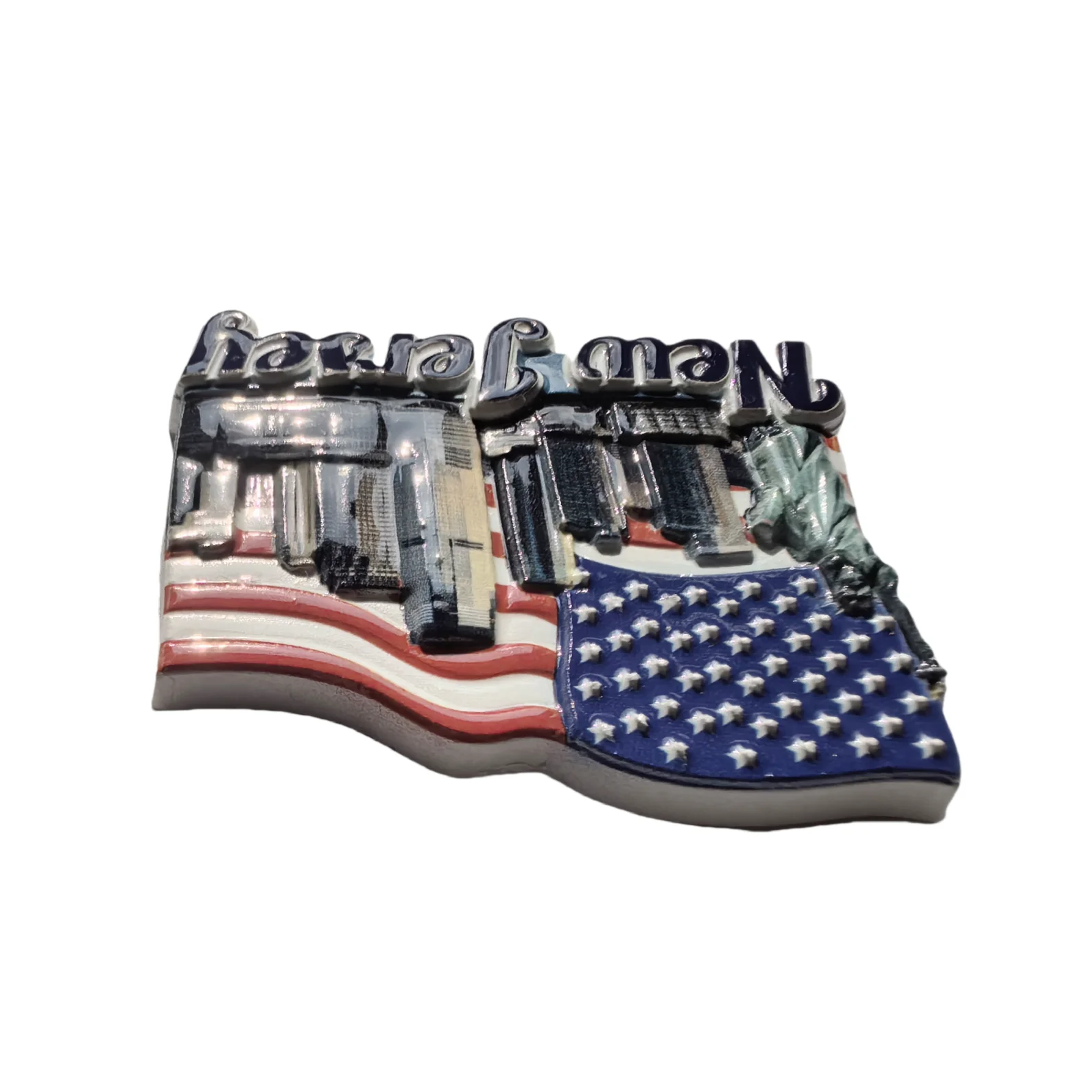 نيو جيرسي الولايات المتحدة الأمريكية ثلاثية الأبعاد مغناطيس الثلاجة هدية تذكارية ، الراتنج اليدوية نيو جيرسي مغناطيس الثلاجة مجموعة ديكور المنزل #4