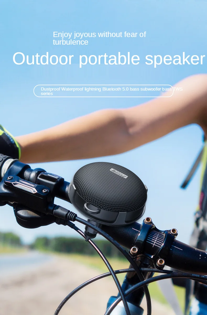 Bluetooth Speaker INWA MZ-500 Portable Sound Box Music Wireless Mini Subwoofer Column Outdoor Stereo Subwoofer