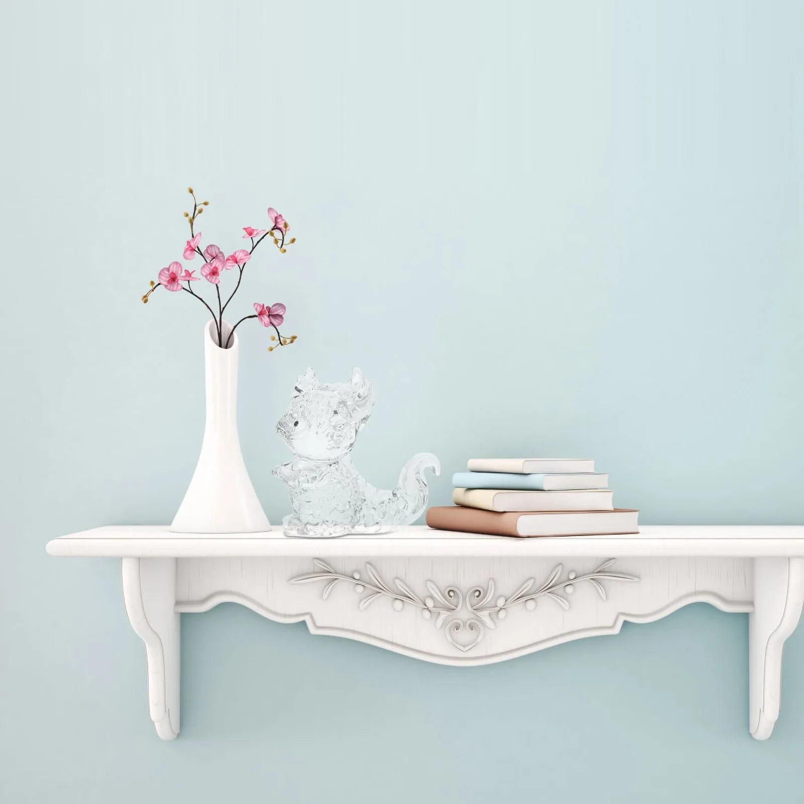 

Crystal Dragon Home Decor Adorable Mini Sculpture Desk Animal Ornament Desk Decor Dragon Sculpture Animal Crystal Decoration