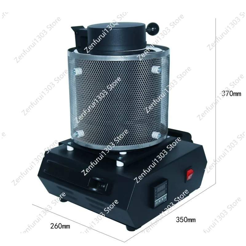 3KG Digital Gold Melting Furnace Machine Heating Capacity 2100W Casting Refining Precious Metal Silver Jewelry Casting Tool