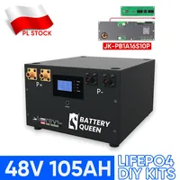 EU Stock 48V 105ah Case DIY Kits LiFePO4 Battery 51.2V Box Smart BMS LFP 16S 100A JK Bluetooth  Prismatic Cells EVE