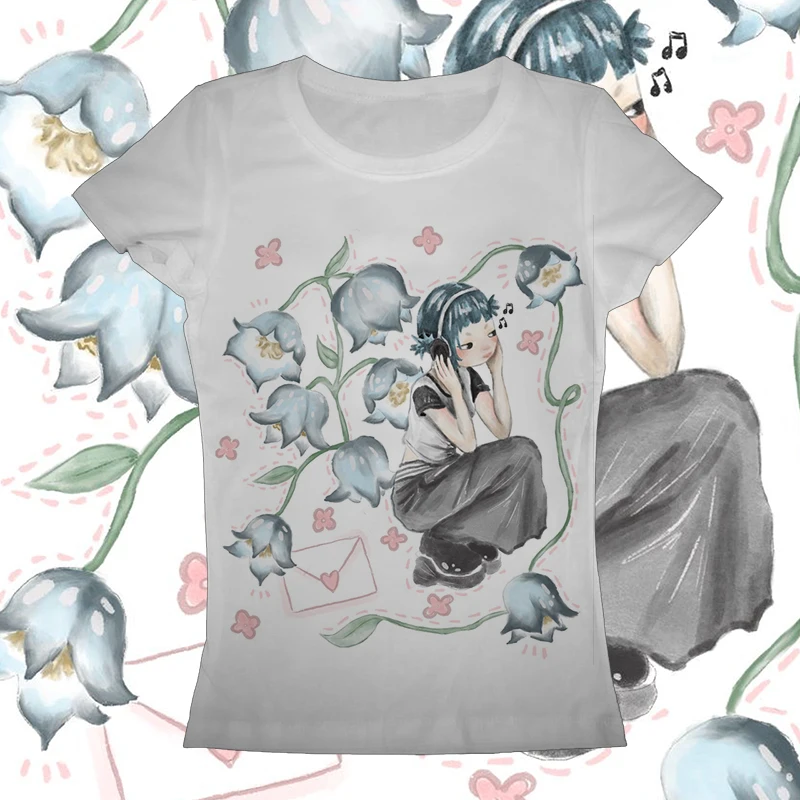 Y2K koreańskie popularne ubrania Emo estetyczna letnia koszulka dziecięca Streetwear Gothic Harajuku graficzny T-shirt z nadrukiem kobiety krótki top w stylu vintage